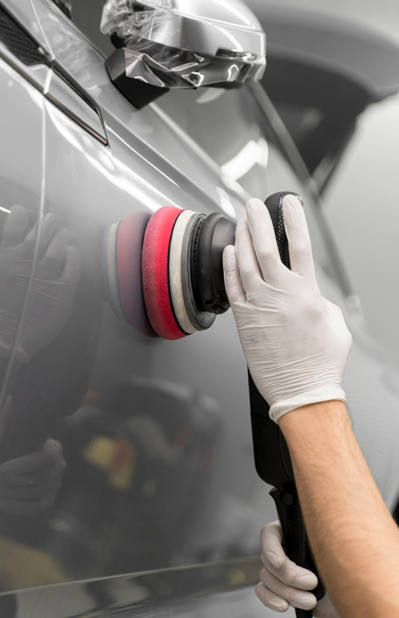 Paint finish after professional correction and polishing
