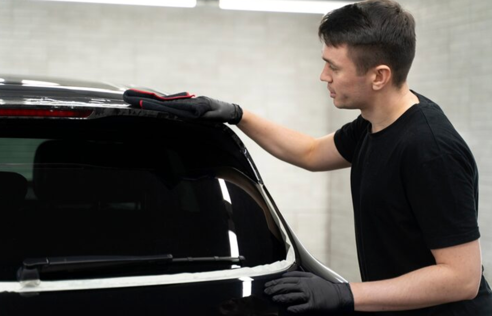 Tinted vehicle windows with a clean professional finish